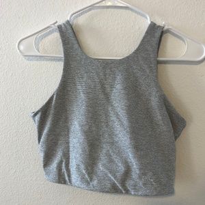 Outdoor Voices Crop Top, Size Small, Grey